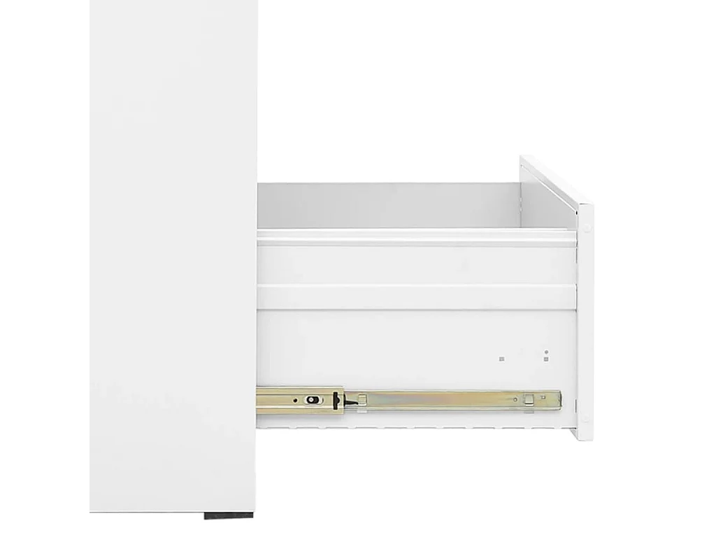 Classeur Blanc 46x62x72,5 cm Acier