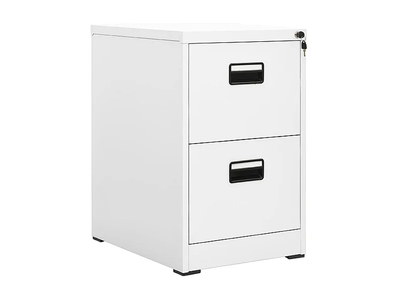 Classeur Blanc 46x62x72,5 cm Acier