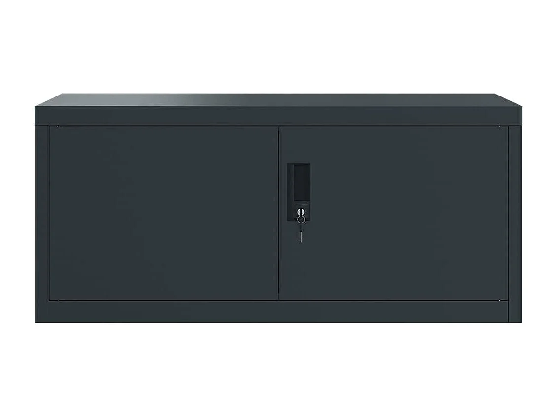 Archivador antracita 90x40x40 cm acero