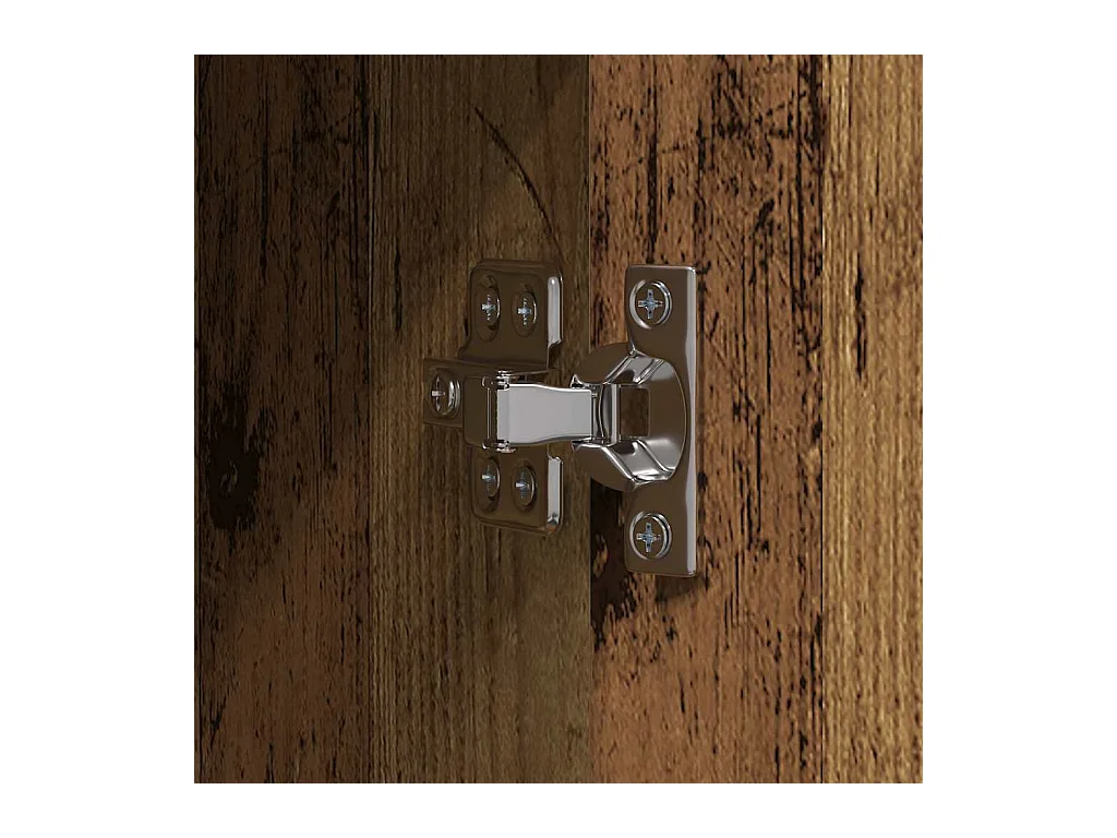 Cabinet de Bureau avec étagère 2 pcs Bois ancien 60 x 32 x 153