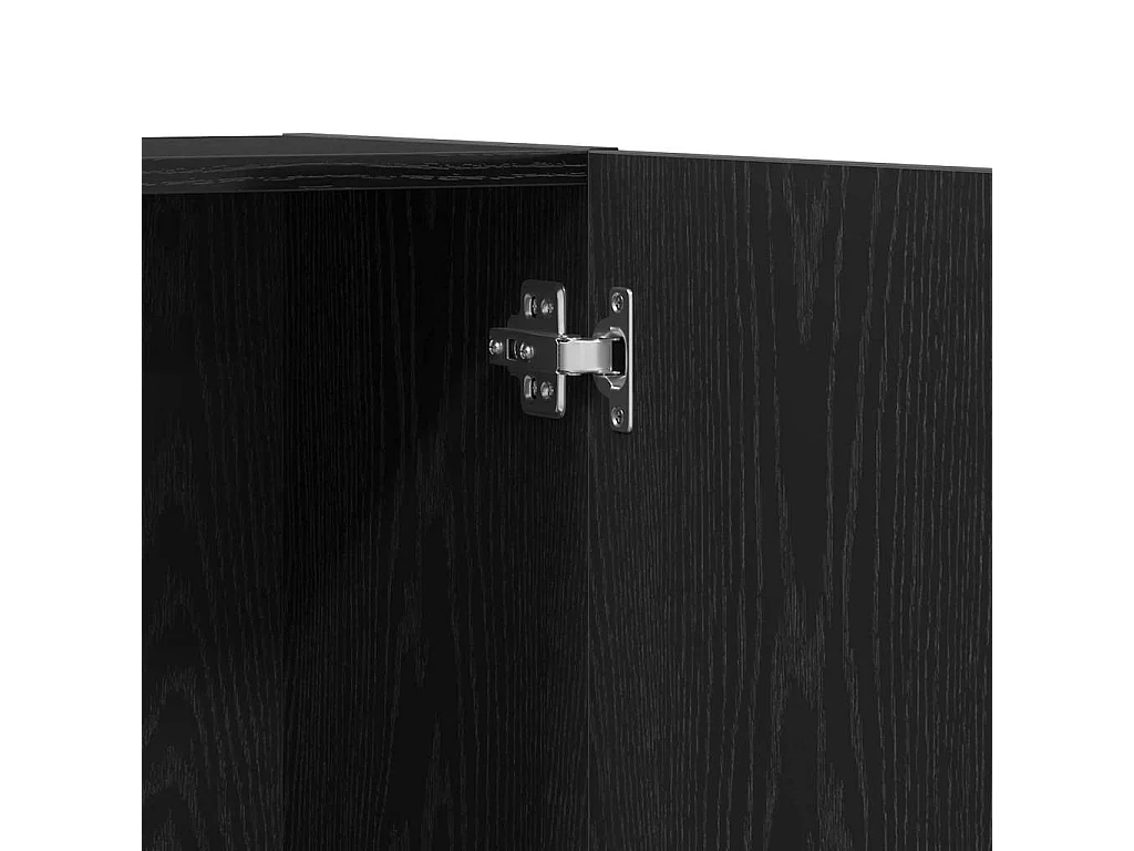 Cabinet de Bureau avec étagère 2 pcs Chêne noir 60 x 32 x 190