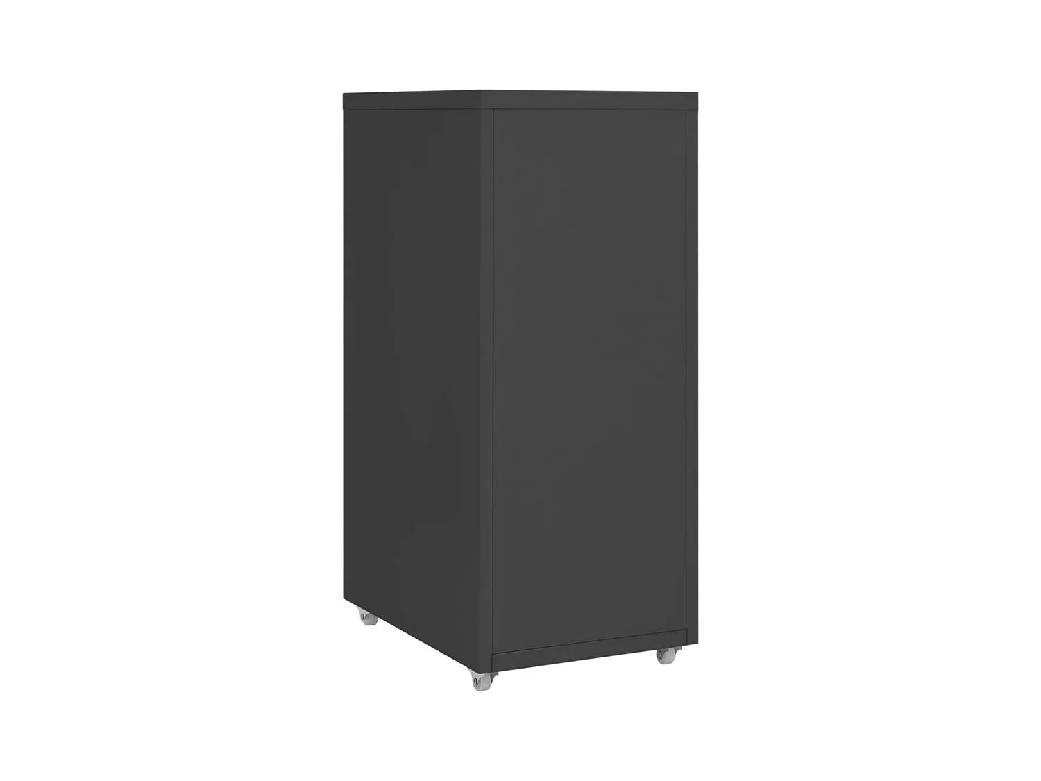 Classeur mobile Anthracite 28x41x69 cm Métal