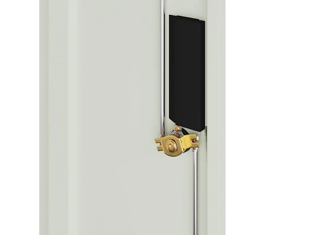 Archivador gris claro 79x40x90 cm acero