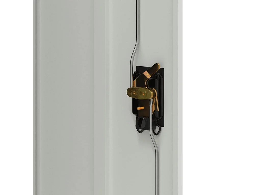 Archivador gris claro 90x40x105 cm acero