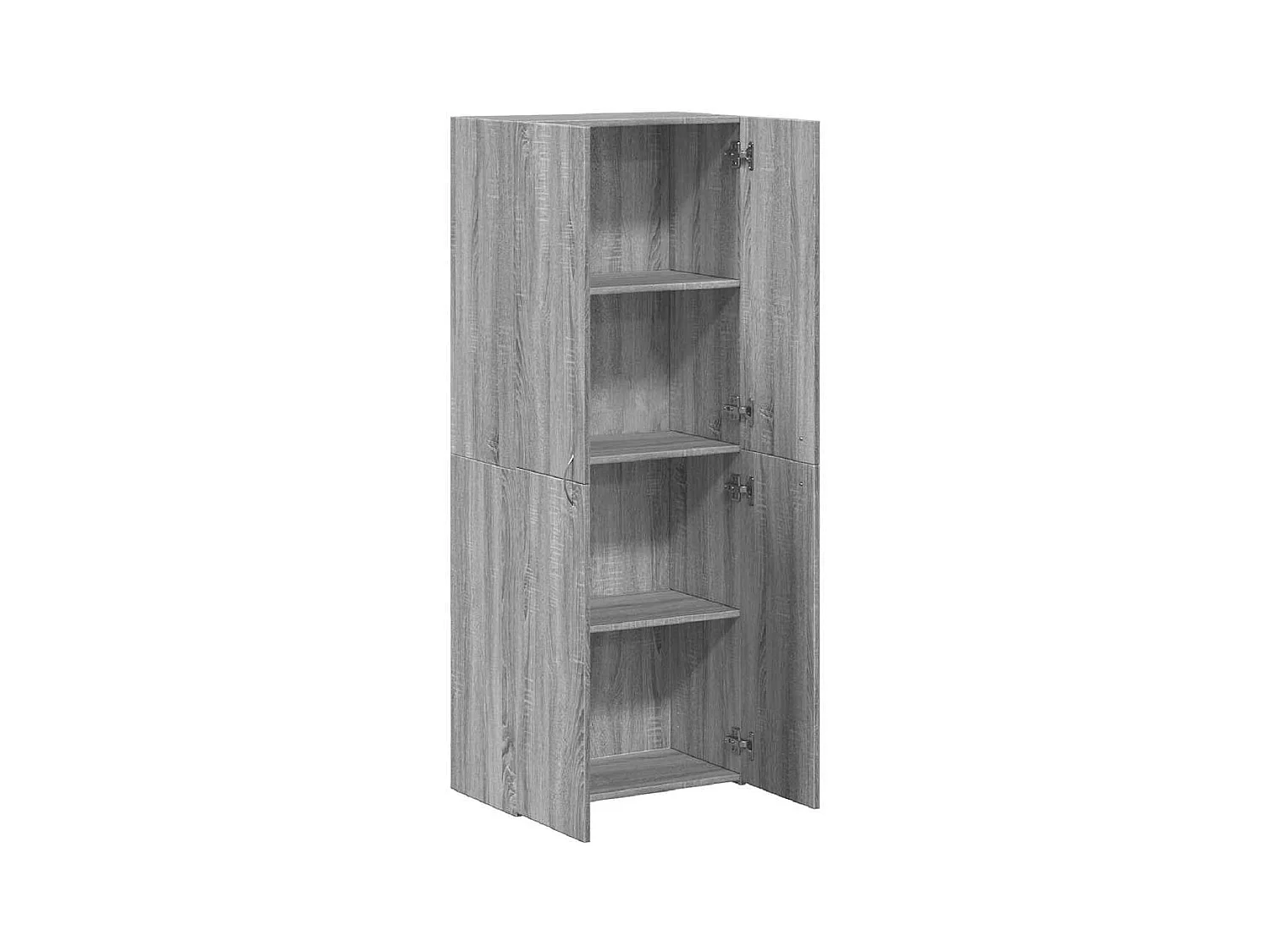 Armoire de classement sonoma gris 60x32x153cm bois d'ingénierie