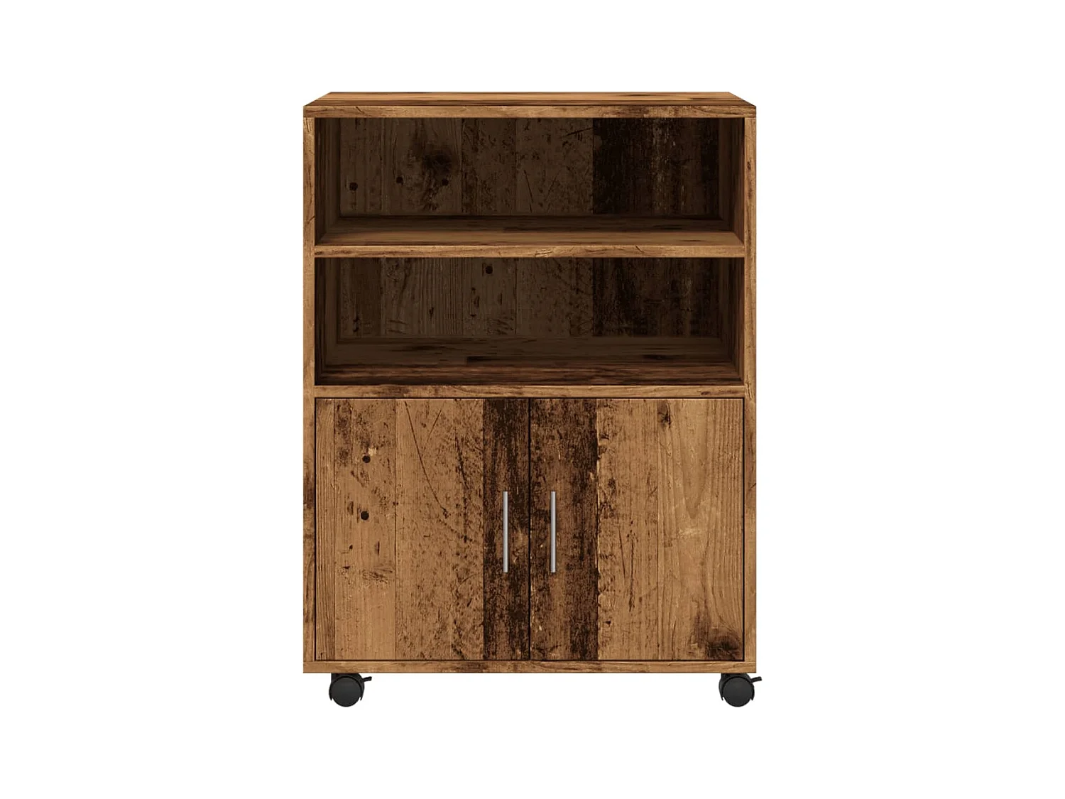 Altholz Rollschrank 60x48x81 cm Holzwerkstoff