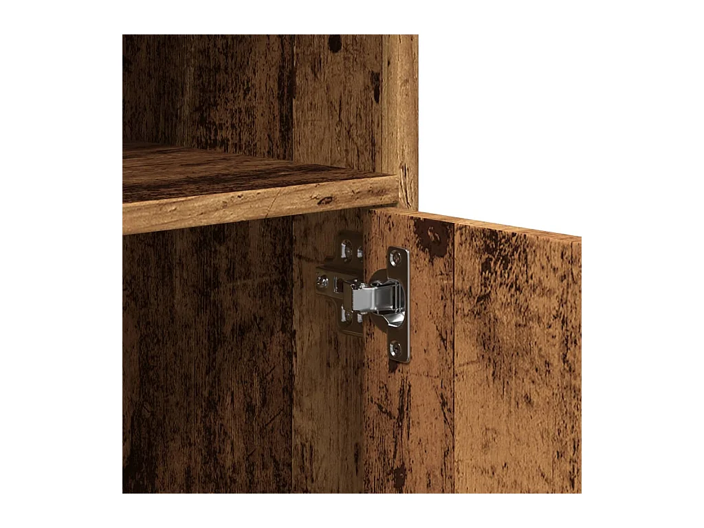 Altholz Rollschrank 60x48x81 cm Holzwerkstoff