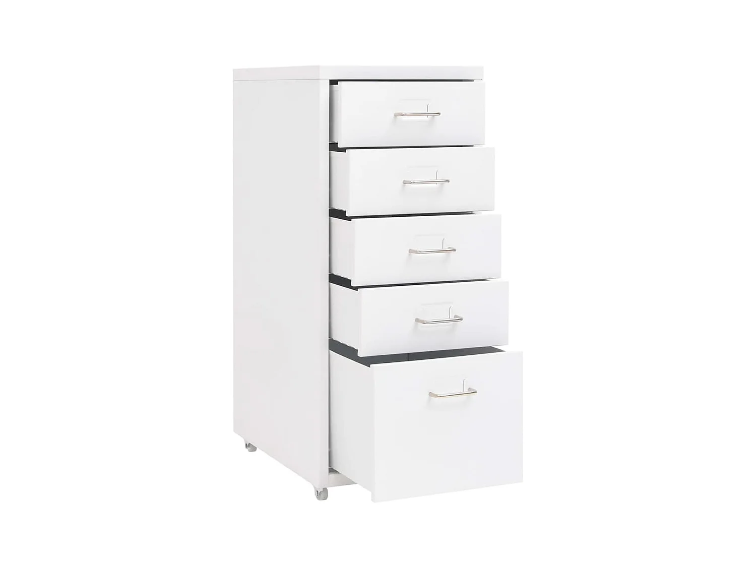 Mobile archivio mobile Bianco 28x41x69 cm Metallo