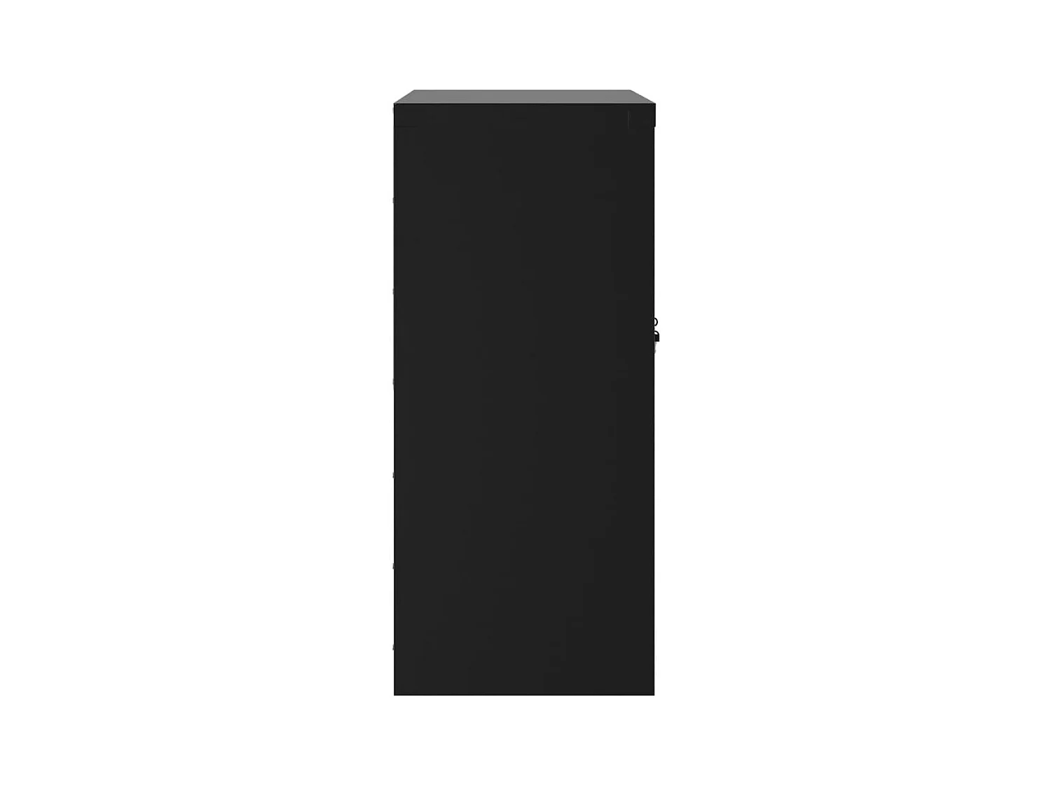 Archivador negro 79x40x90 cm acero