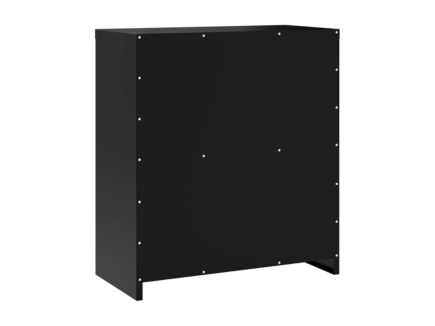 Archivador negro 79x40x90 cm acero
