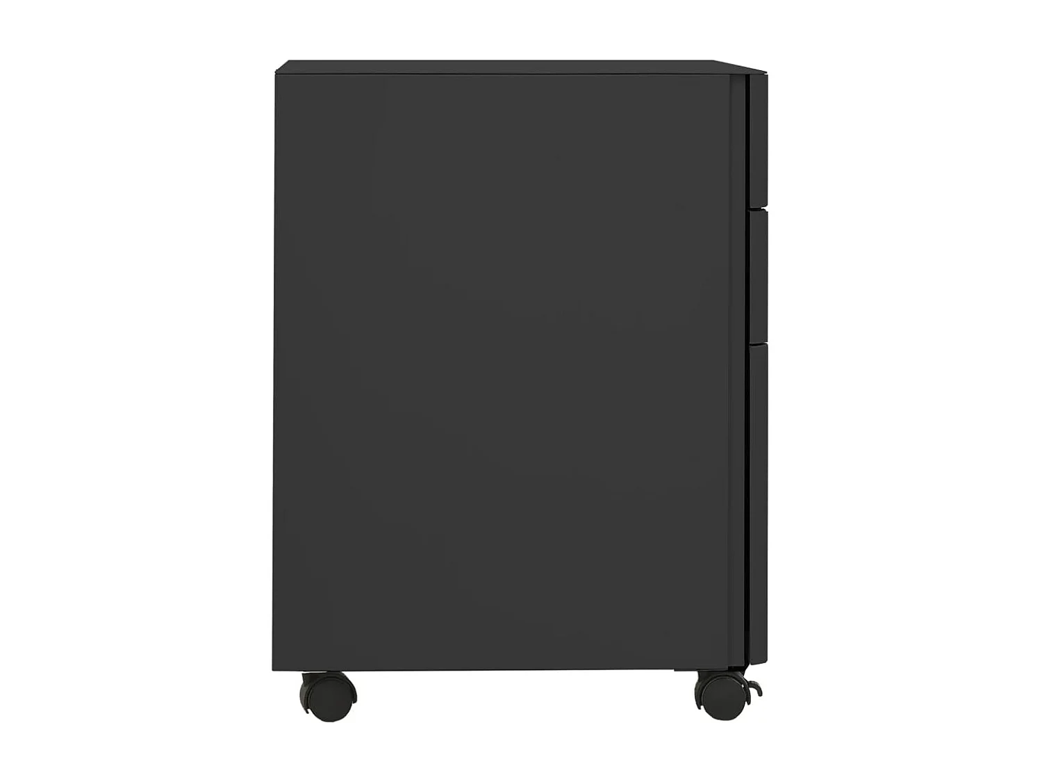 Mobile archivio mobile antracite 30x45x59 cm acciaio