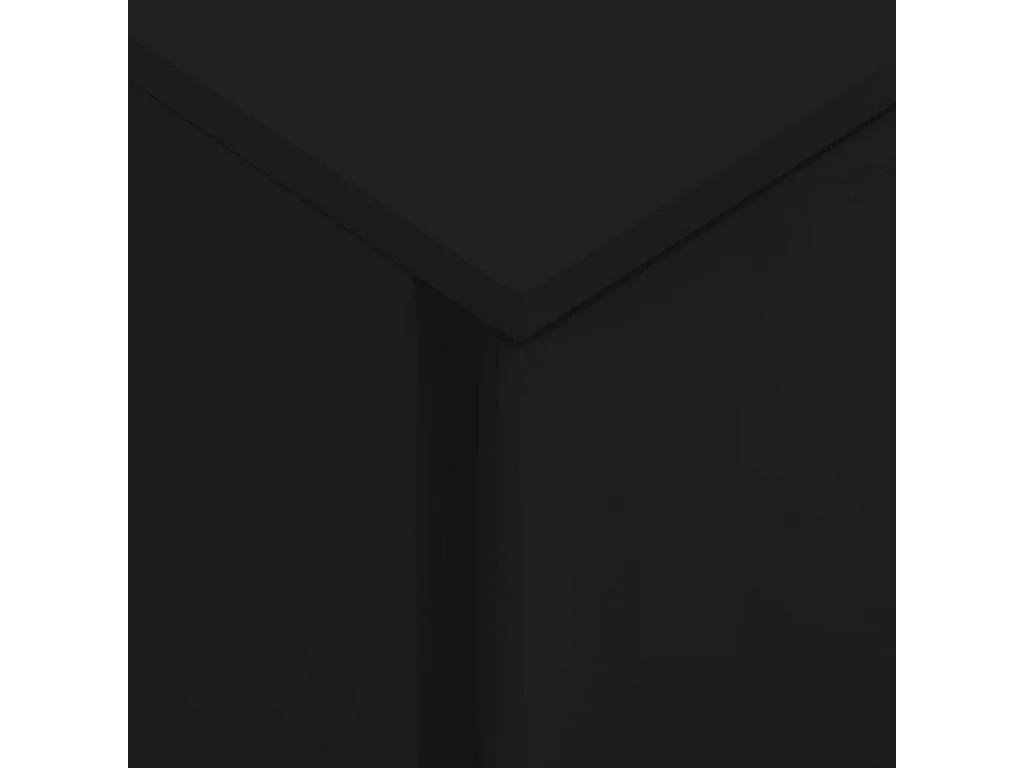 Mobile archivio mobile nero 39x45x60 cm Acciaio