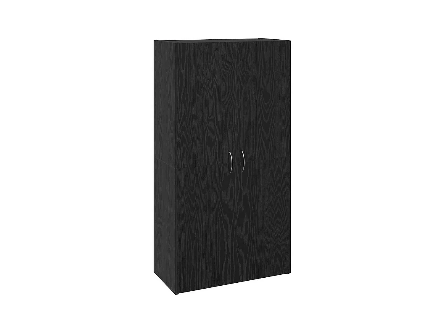 Cabinet de Bureau Chêne noir 60 x 32 x 115 cm Bois d'ingénierie