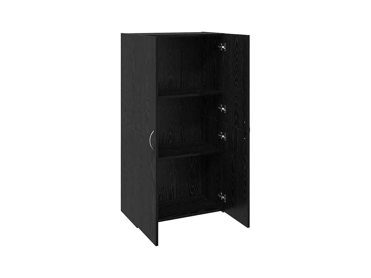 Cabinet de Bureau Chêne noir 60 x 32 x 115 cm Bois d'ingénierie