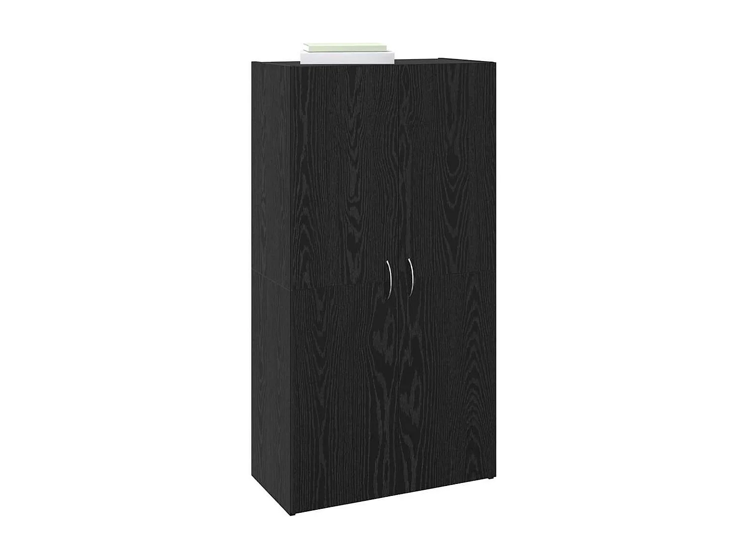 Cabinet de Bureau Chêne noir 60 x 32 x 115 cm Bois d'ingénierie