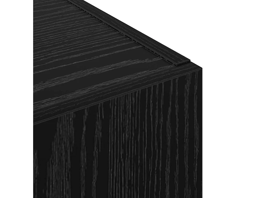 Cabinet de Bureau Chêne noir 60 x 32 x 115 cm Bois d'ingénierie