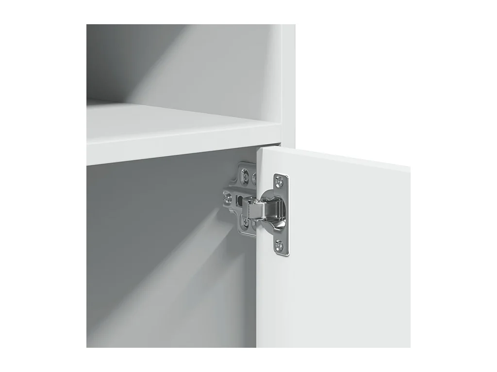 Armario rodante blanco 60x48x81 cm madera de ingeniería