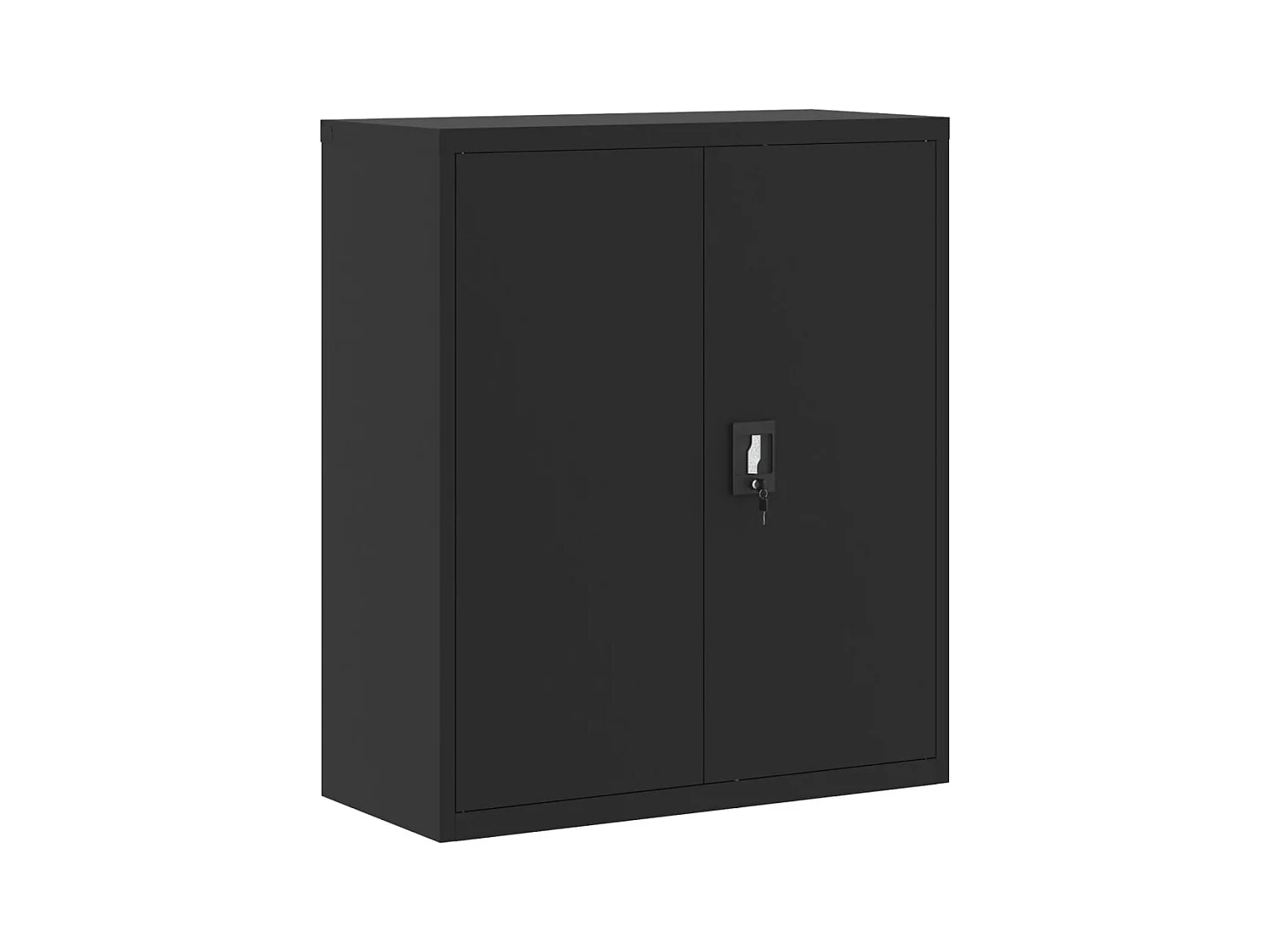 Archivador negro 90x40x105 cm acero