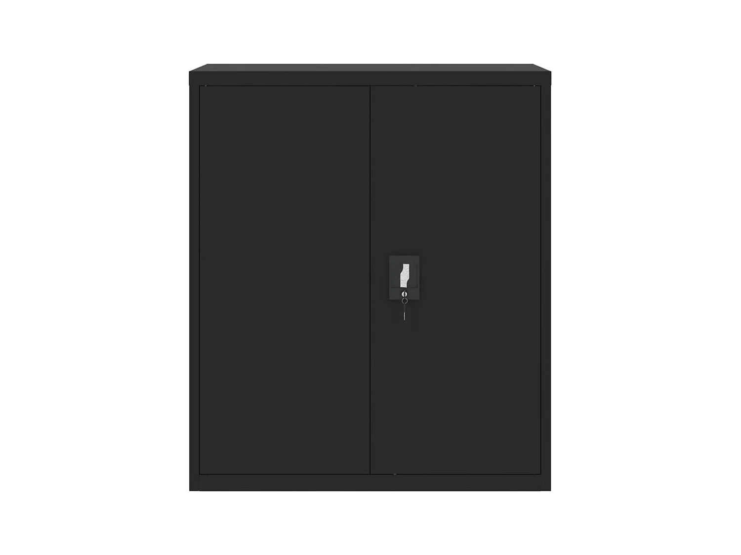 Archivador negro 90x40x105 cm acero