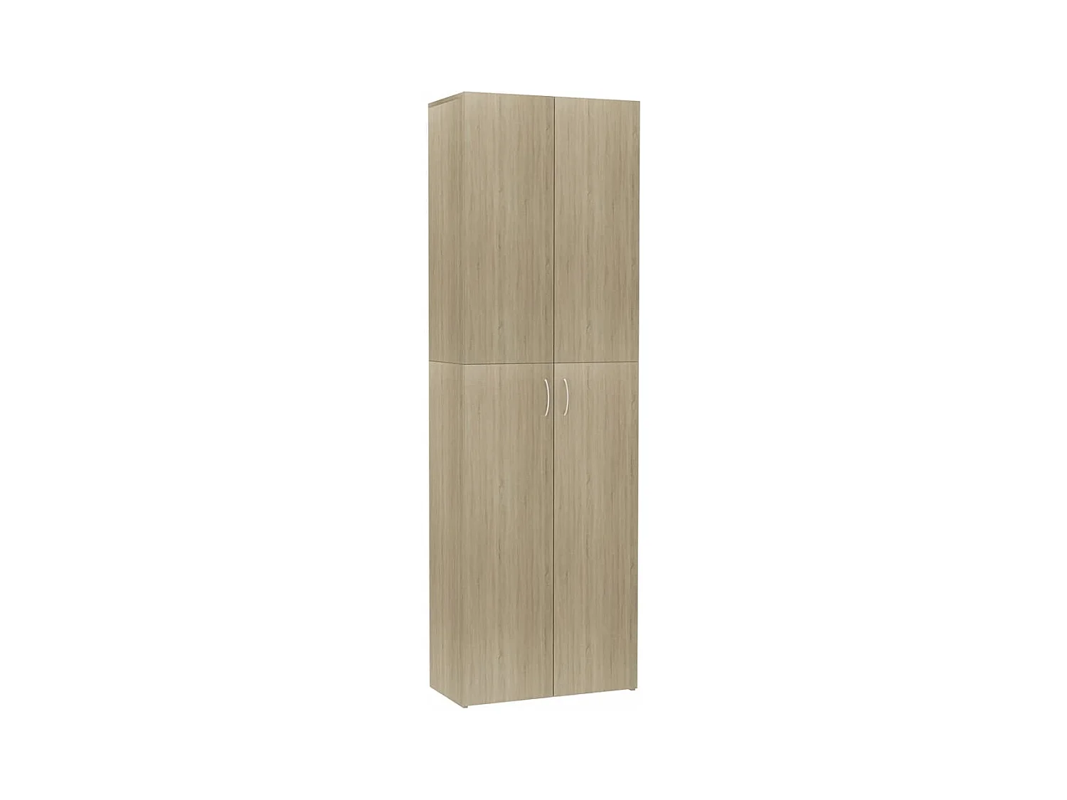 Armario de oficina roble Sonoma 60x32x190 cm Madera de ingeniería