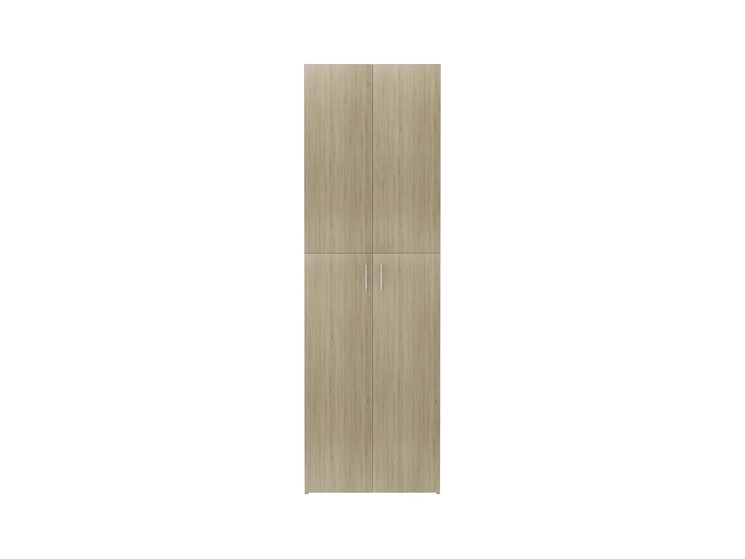 Armario de oficina roble Sonoma 60x32x190 cm Madera de ingeniería