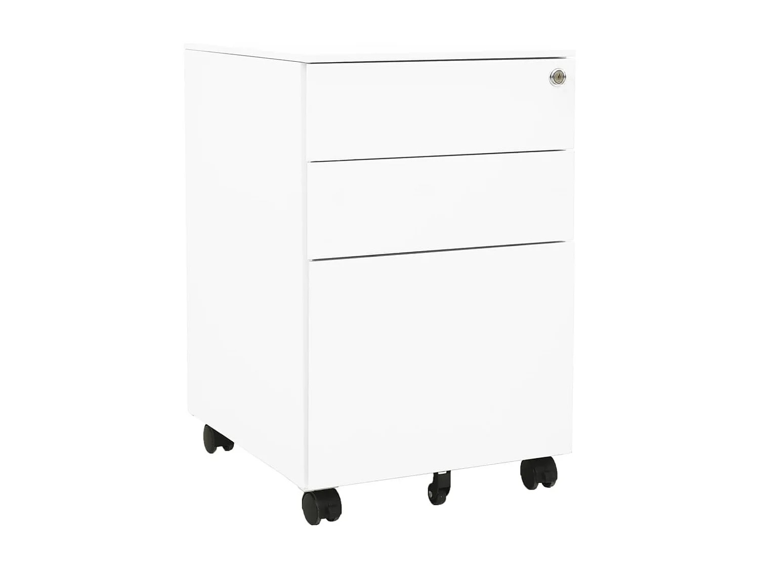 Mobile archivio mobile Bianco 39x45x60 cm Acciaio