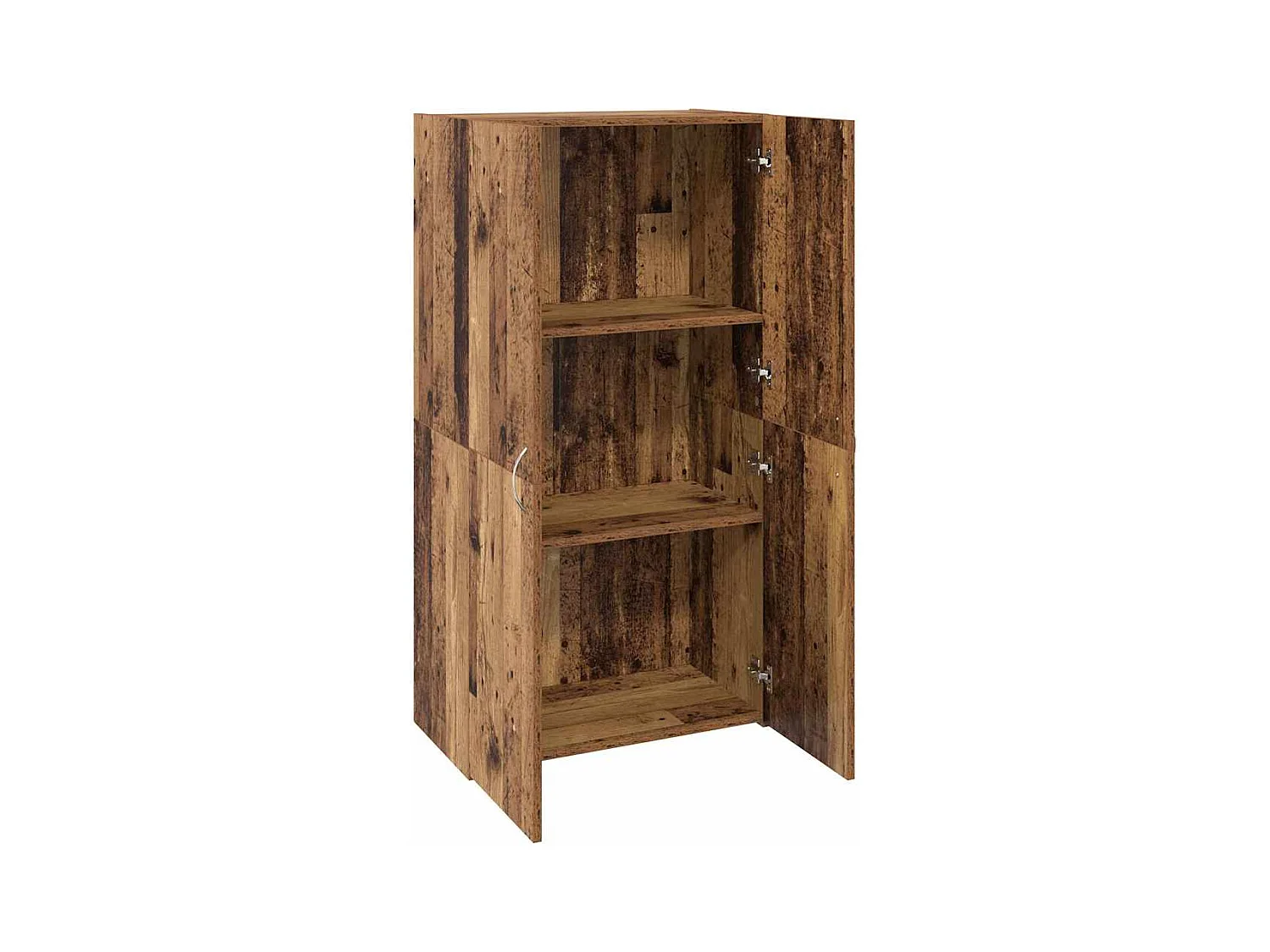 Cabinet de Bureau avec étagère Bois ancien 60 x 32 x 115 cm