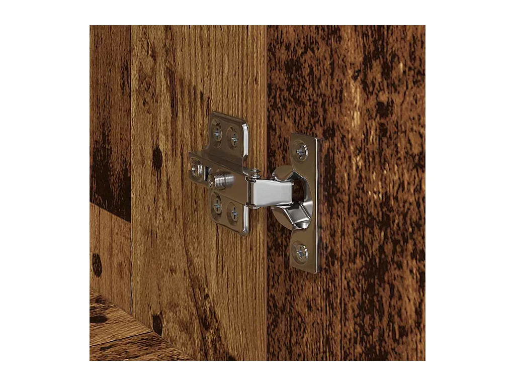 Cabinet de Bureau avec étagère Bois ancien 60 x 32 x 115 cm