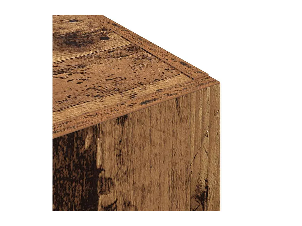 Cabinet de Bureau avec étagère Bois ancien 60 x 32 x 115 cm