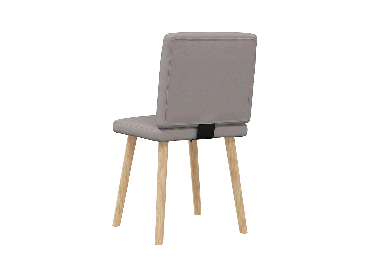 Eetkamerstoelen set van 2 taupe stof