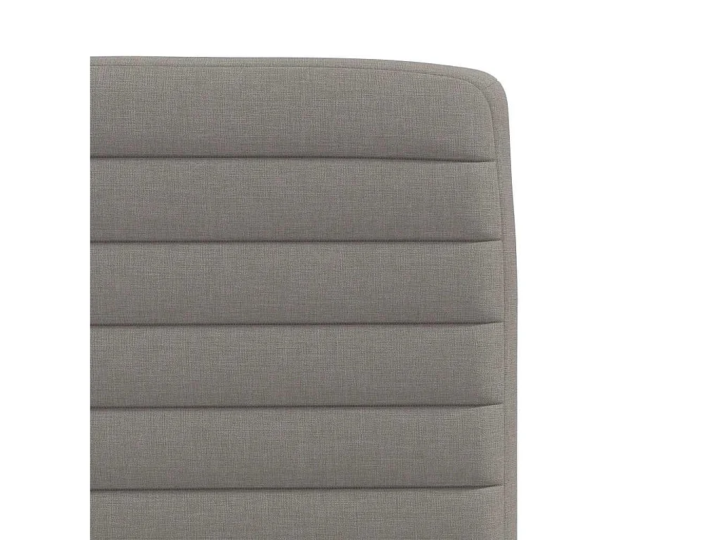 Eetkamerstoelen set van 2 taupe stof