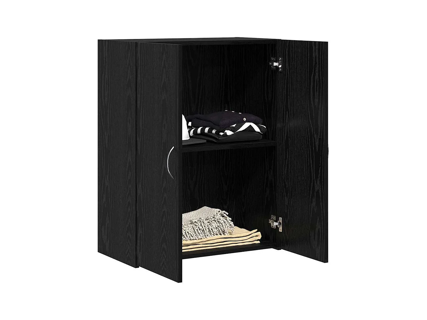 Cabinet de Bureau Chêne noir 60 x 32 x 77.5 Bois d'ingénierie