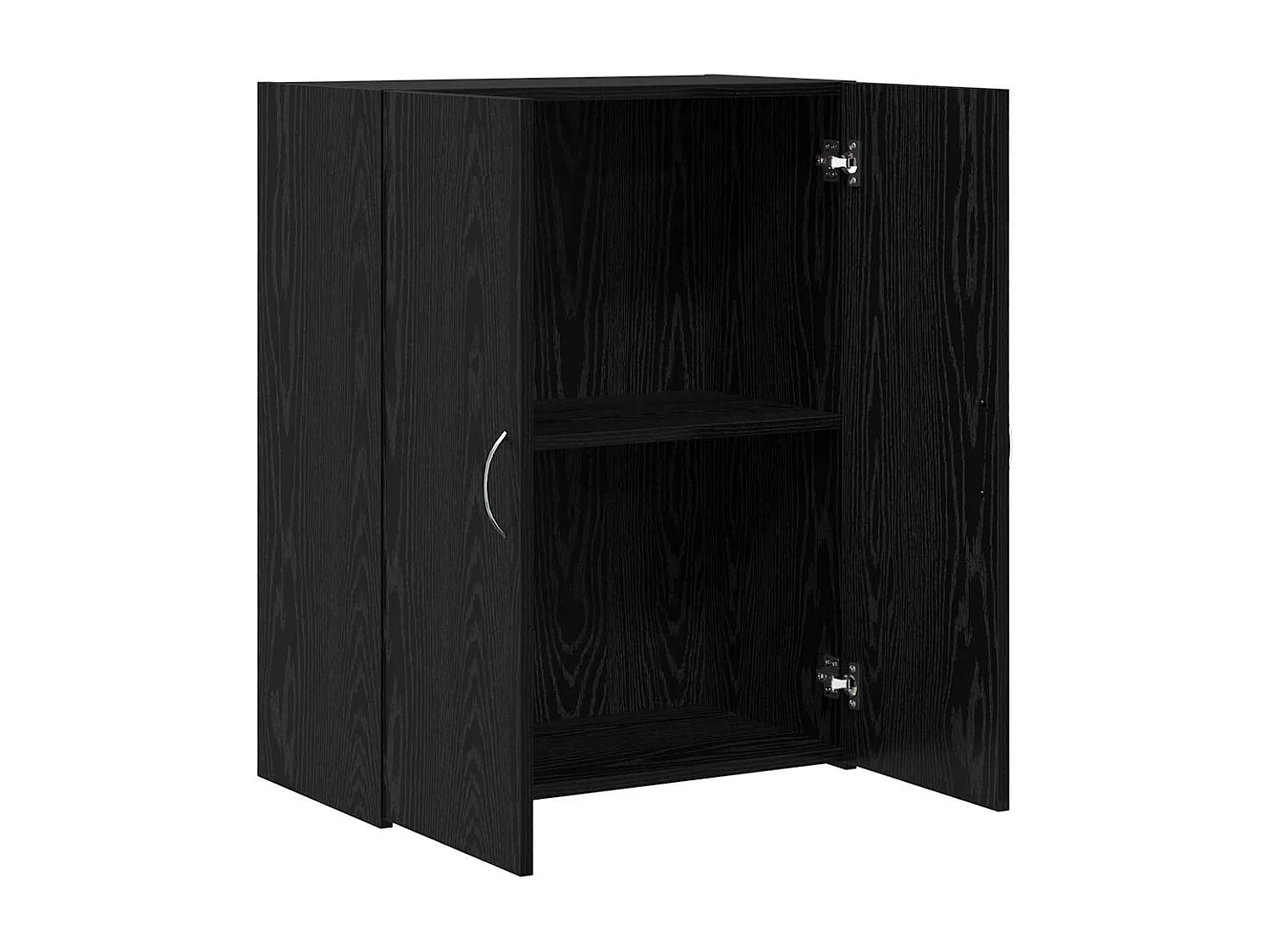 Cabinet de Bureau Chêne noir 60 x 32 x 77.5 Bois d'ingénierie