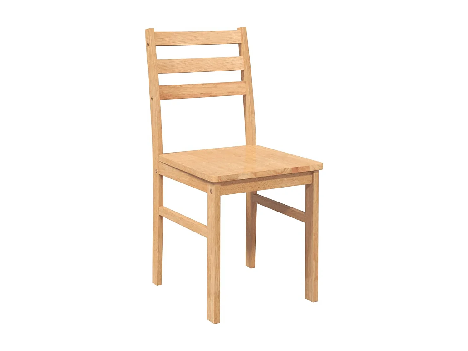 Sillas de comedor 2 piezas madera maciza de caucho