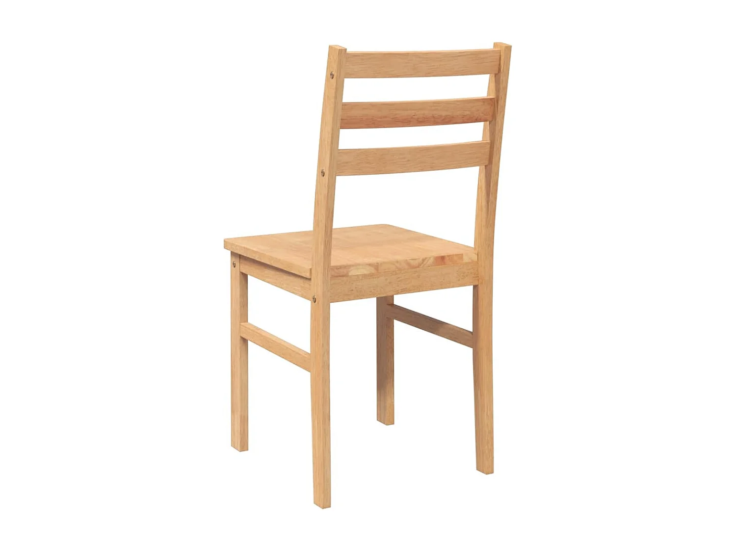 Sillas de comedor 2 piezas madera maciza de caucho