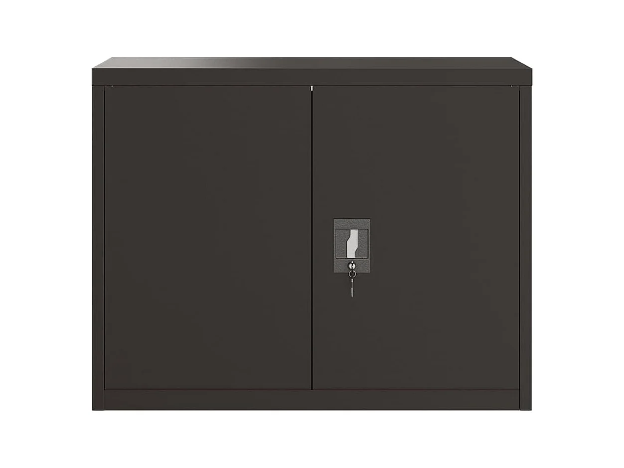 Archivador negro 90x40x70 cm acero