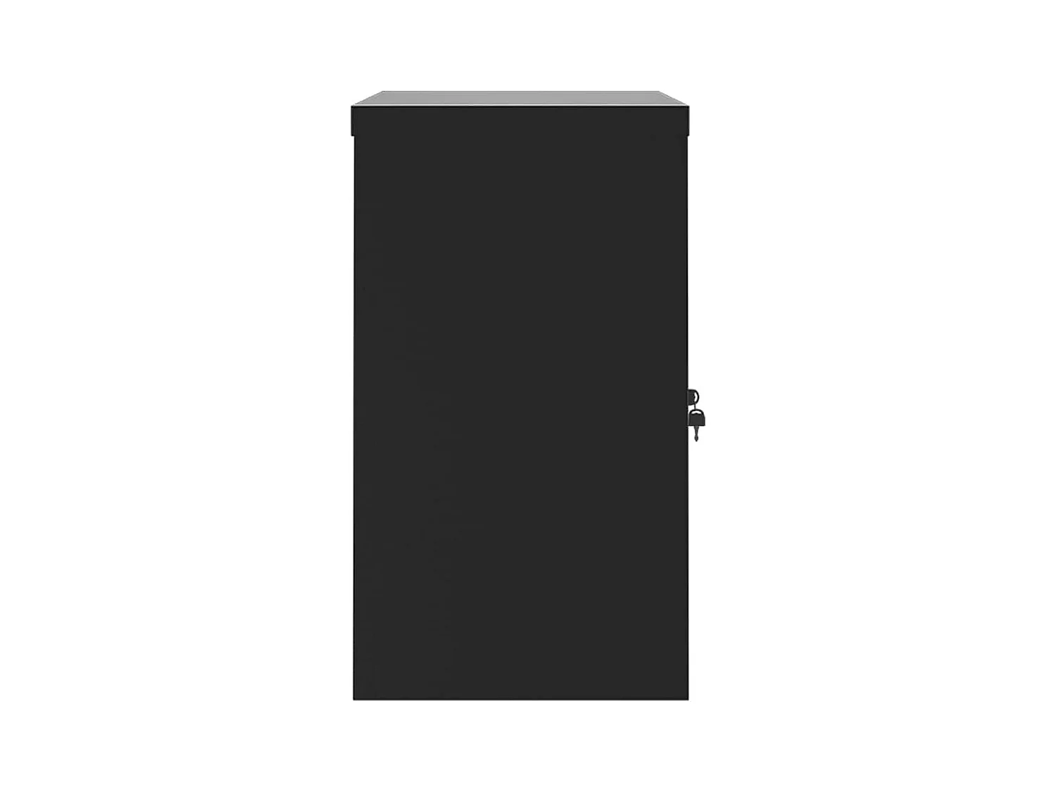 Archivador negro 90x40x70 cm acero