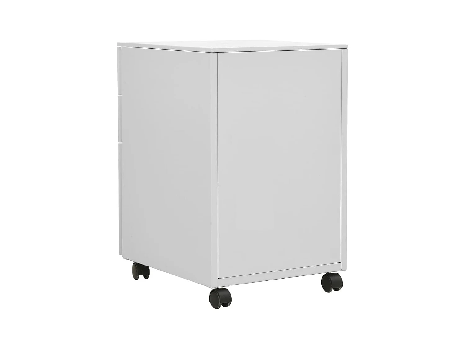 Mobiele archiefkast Lichtgrijs 39x45x60 cm Staal