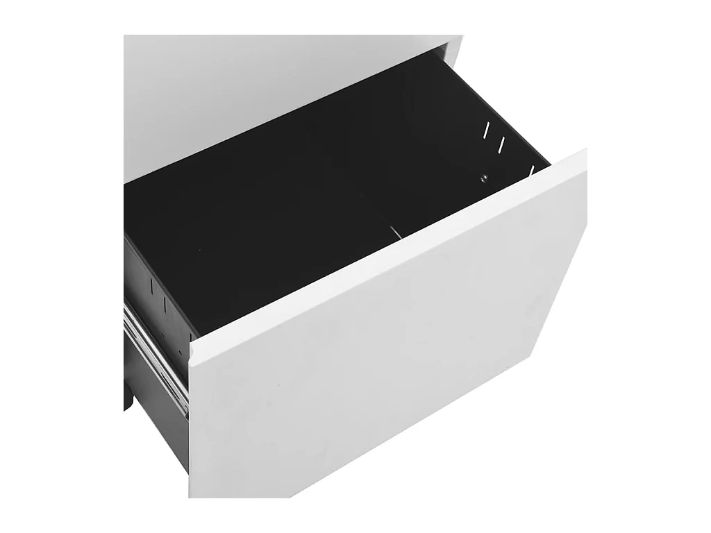 Mobiele archiefkast Lichtgrijs 39x45x60 cm Staal