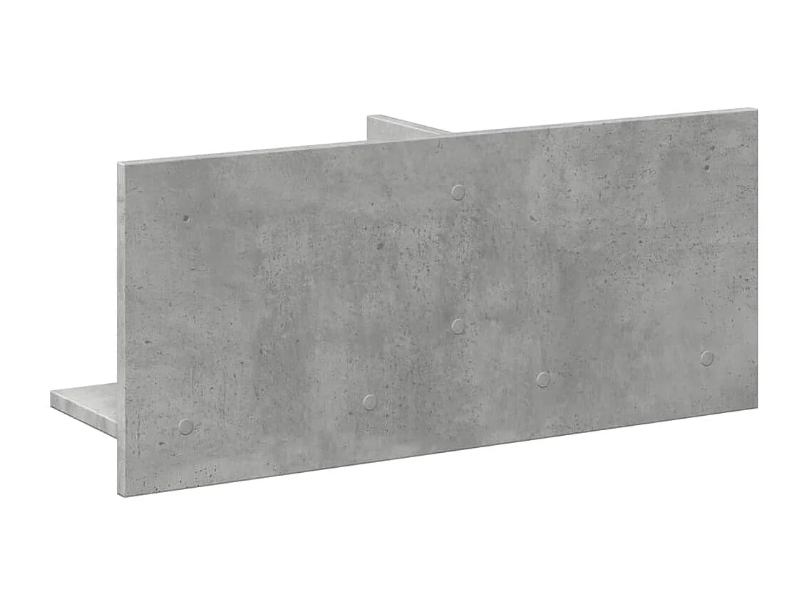 Pensile 70x16,5x30 cm grigio cemento in legno ingegnerizzato