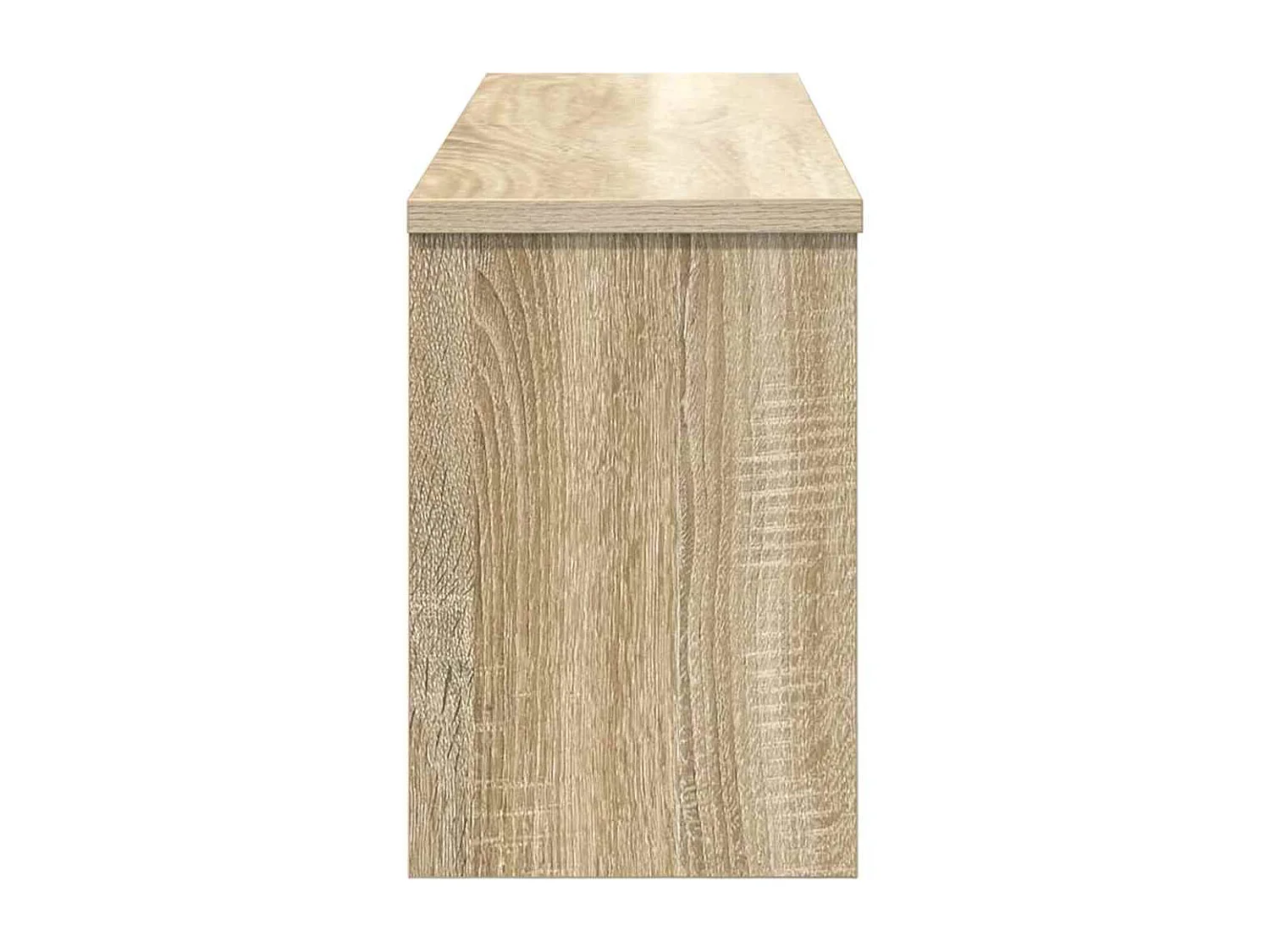 Appendiabiti da parete con ripiano in rovere Sonoma 80 x 20 x 30 cm