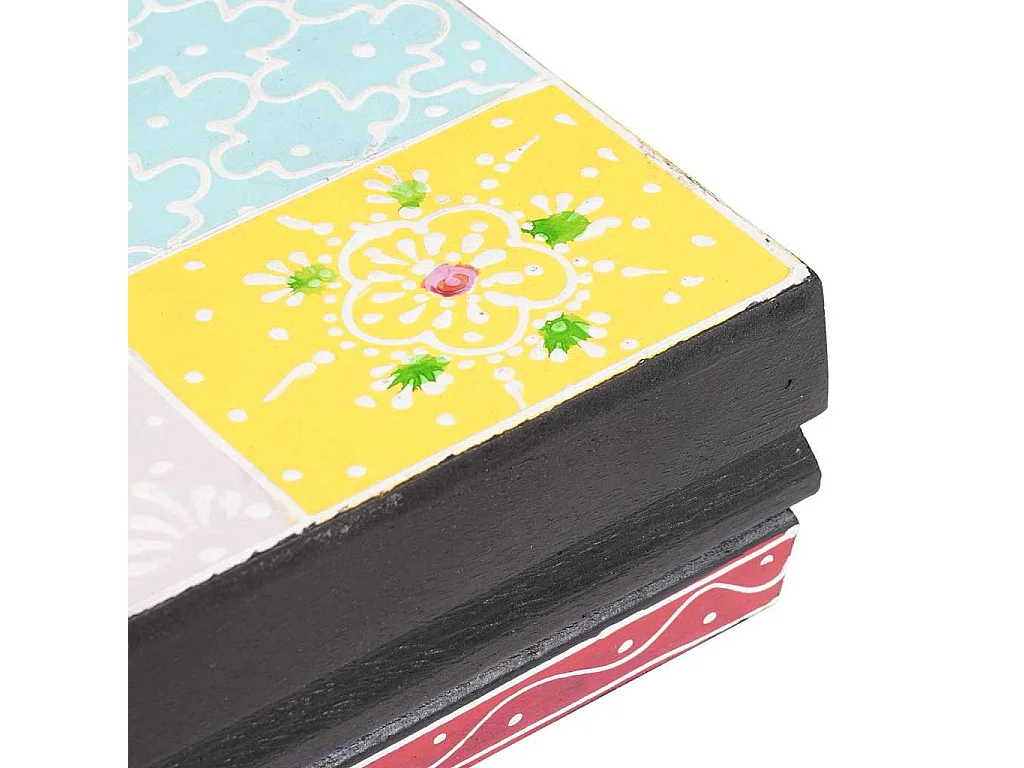 Wandplanken met plank 2 stuks Multicolor 40 x 20 x 6 cm