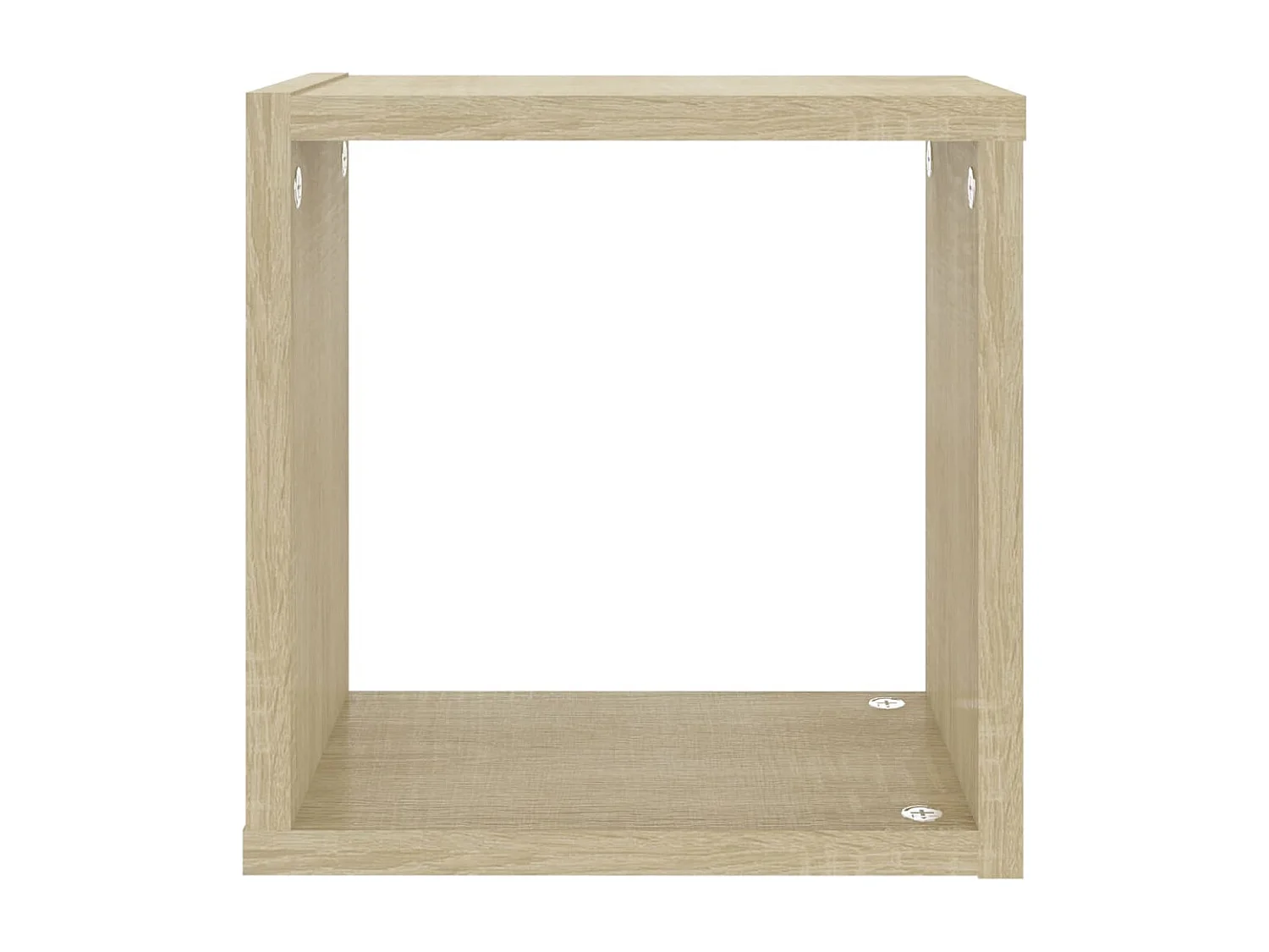 Mensole a cubo da parete 4 pezzi Rovere Sonoma 26x15x26 cm