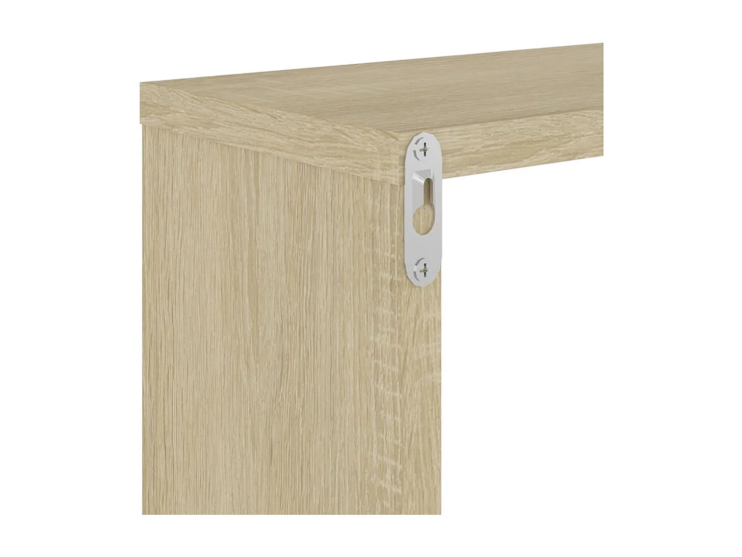 Mensole a cubo da parete 4 pezzi Rovere Sonoma 26x15x26 cm