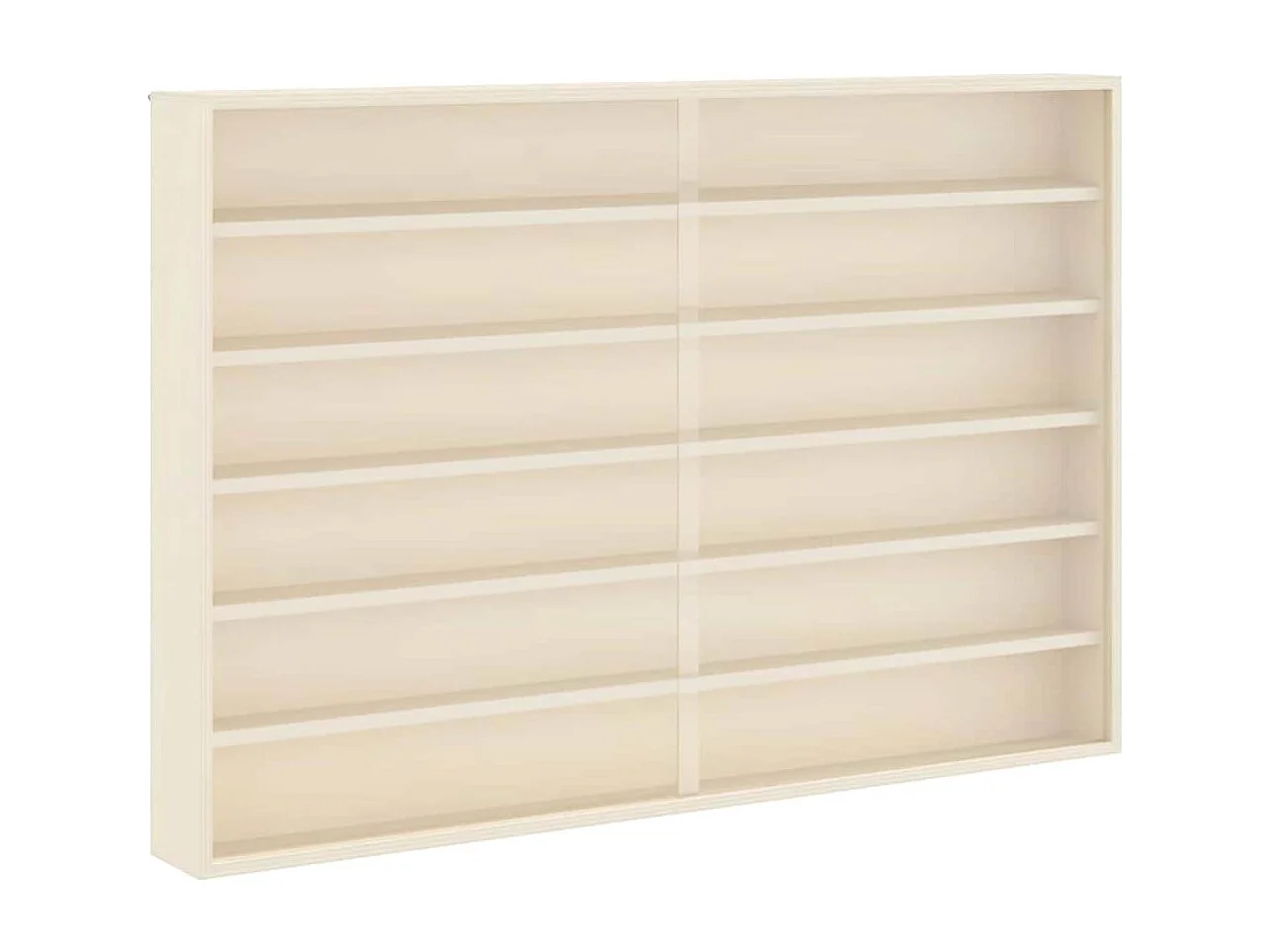 Scatola espositiva in legno marrone 80 x 8,5 x 54 cm compensato