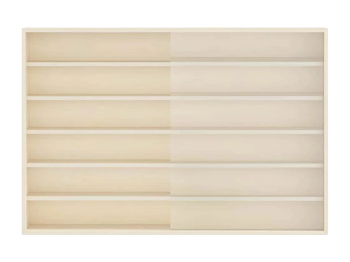 Scatola espositiva in legno marrone 80 x 8,5 x 54 cm compensato