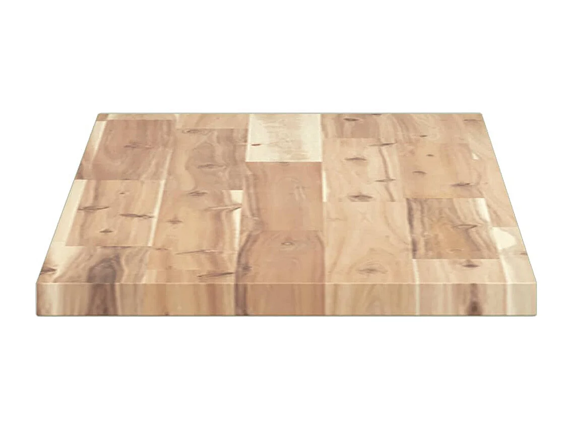 Mensola sospesa 100x30x2 cm in legno massello di acacia non trattato