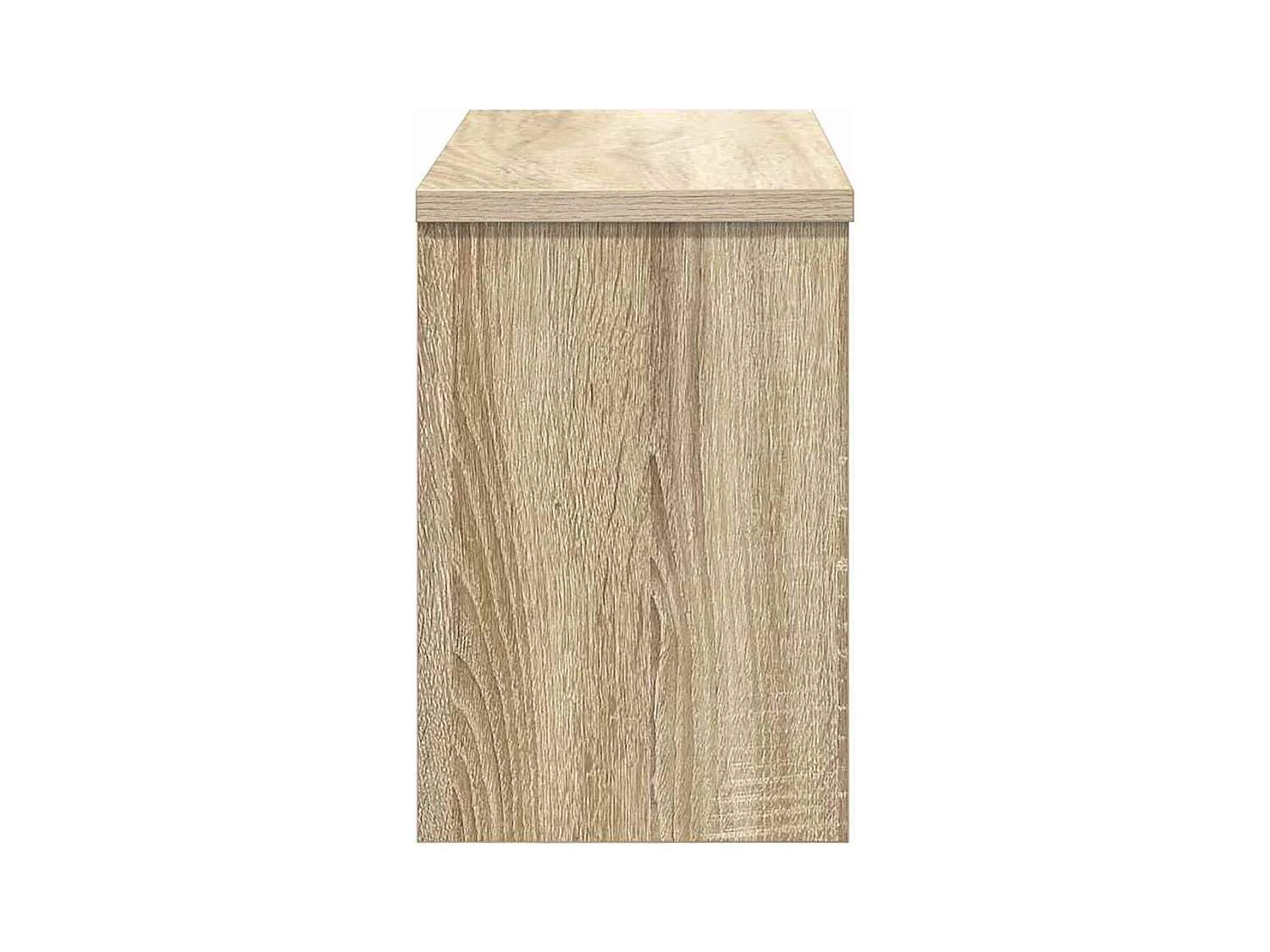 Appendiabiti da parete con ripiano in rovere Sonoma 50 x 20 x 30 cm