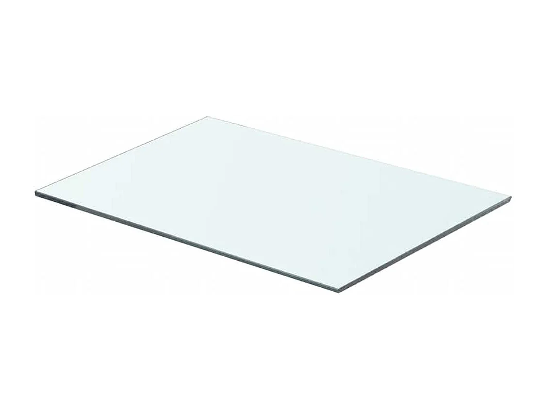 Plankpanelen 2 stuks Transparant glas 50 x 30 cm