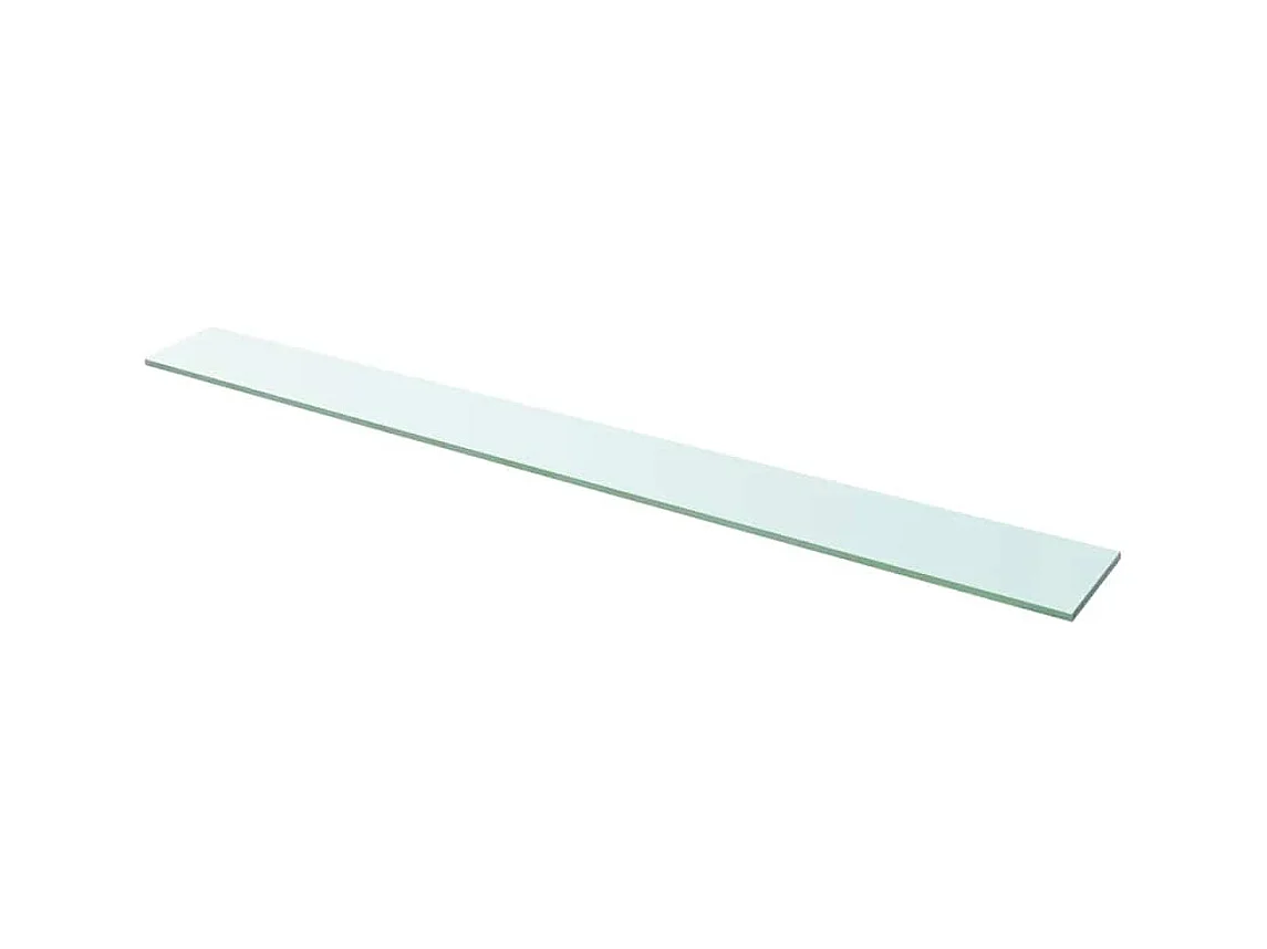 Panneau d’étagère Verre transparent 110 x 12 cm
